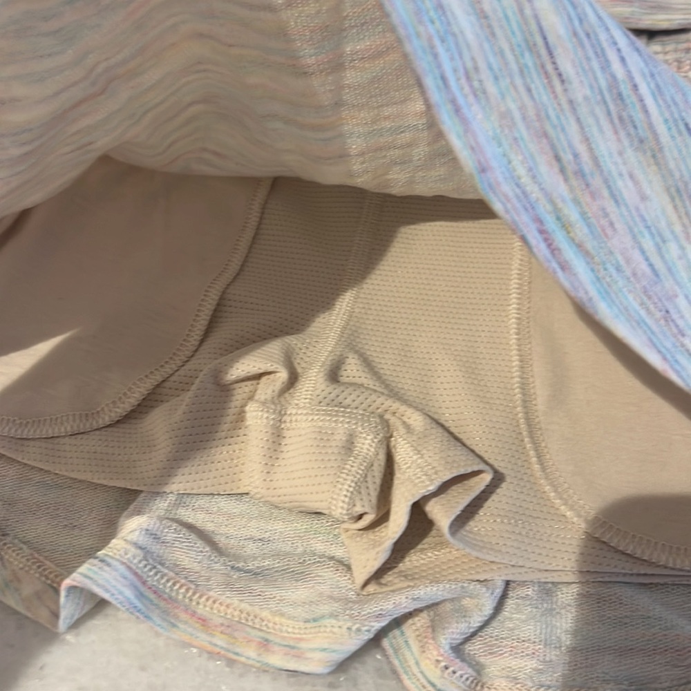 Athleta girl chasing rainbows top/shorts size XS /6 - Picture 5 of 13